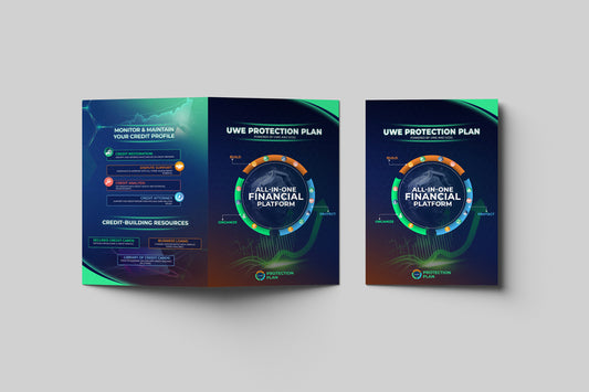 Double full page brochure pack of 25