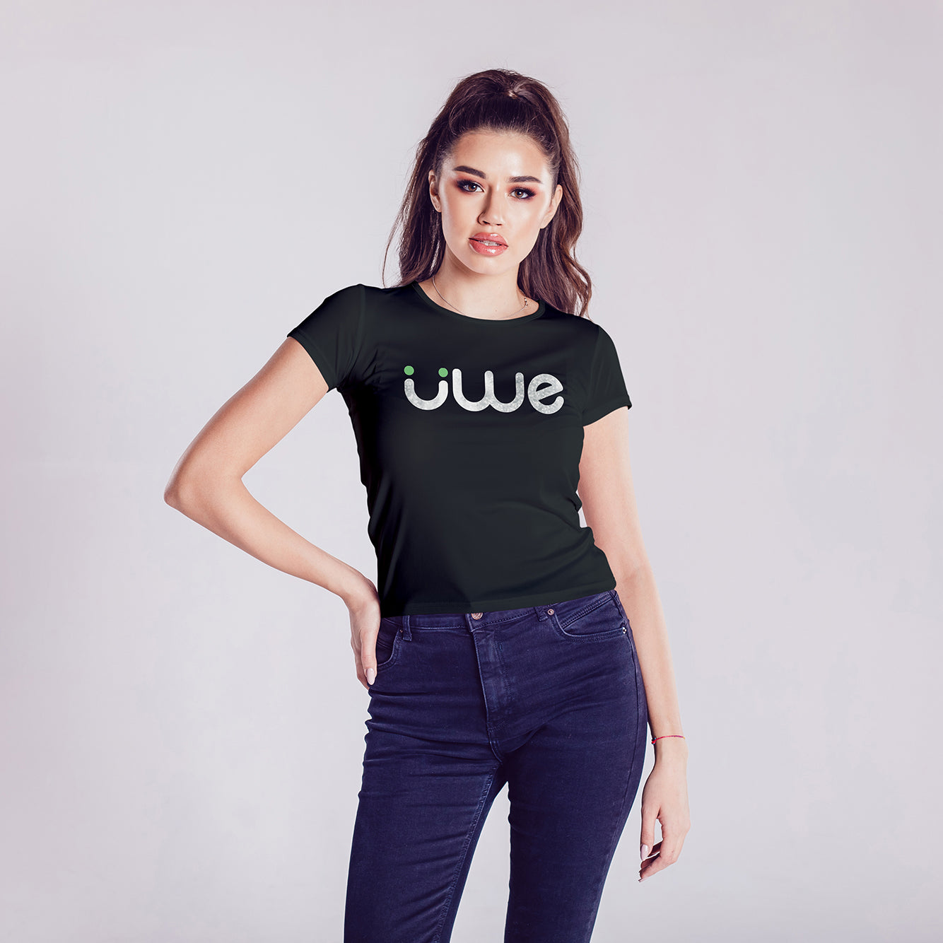 UWE WOMENS BLACK AND SILVER